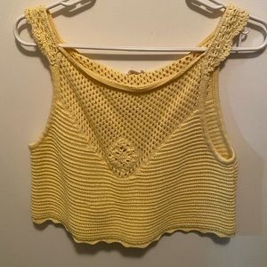 YELLOW Summery Crop Top!